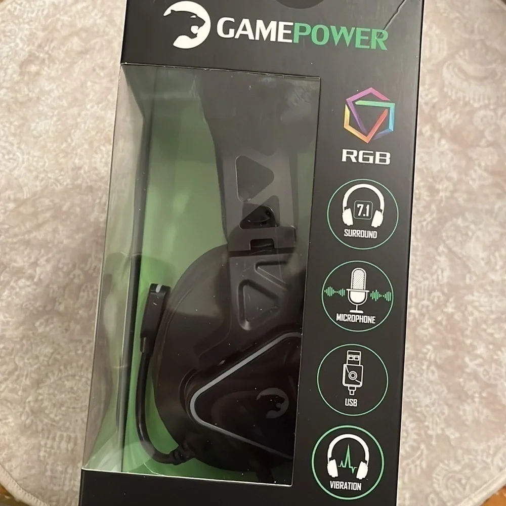 Brand New 7.1 Virtual Surround Sound Premium Gaming Headset Gamer Vibration